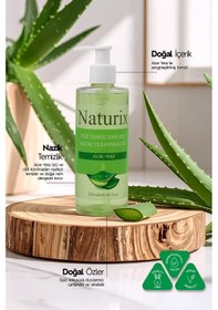 Resim Naturix Aloe Vera Özlü Canlandırıcı Yüz Temizleme Jeli 250 ML 