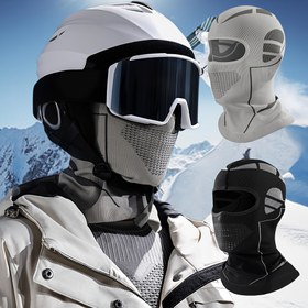 Resim Space Souls Erkek & Kadın Tam Yüz Kayak Maskesi Vizörlü - Soğuk Hava Koruma, Nefes Alabilir ve Darbe Dayanıklı, İnsana Uygun Tasarım,- Parlama Önleyici Lens Sistemi, Çok Renk Şekli Kar Sporlarıyla iletişim için: kayak, snowboarding&Açık hafa Aktiviteleri- El yıkamaya uygundur tekstil malzeme- tam korumalı önlem kolay, takma/takmaktır ticari gözlügüyle (Beyaz / Siya), soghik havada mühürleme ayarla-bilen öl-çekimi 