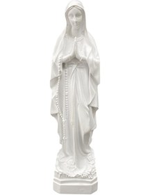 Resim Suntek Magideal Meryem Ana Heykelcik Süs Ev Masası Stil-a-beyaz 