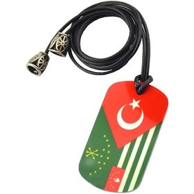 Resim Asker Künyesi Adige-Abhaz-Türk 3'Lü Bayrak Sarı 