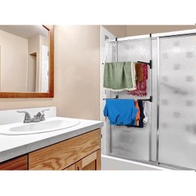 Resim Biricik Kapı Arkası 2 Katlı Çamaşır Kurutmalık Siyah 