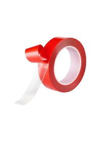 Resim Çift Taraflı Bant 19 Mm X 2 Mt Şeffaf Silikonlu 