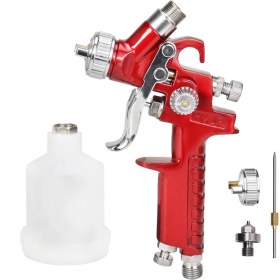 Resim Profesyonel 125ML Mini Pnömatik Püskürtme Tabancası H-2000A Boya Püskürtme Tabancası Airbrush Otomotiv Boya Tabancaları 0.8mm Nozul (Yurt Dışından) 