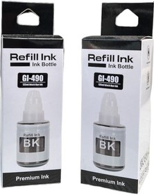 Resim Canon Gı- 490 /pixma G1400-g2400-g3400-g3411-ikili Siyah Mürekkep 
