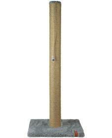 Resim 82cm Lüx Tırmalama Tahtası Catnipli Jüt Tırmalama Gri Minder Yüzey 