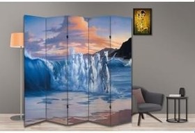 Resim Manzara Temalı Özel Tasarım Paravan Room Divider PRV1309, 180 x 180 
