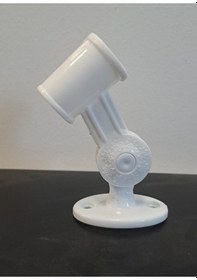 Resim Duş Mafsalı - Plastik Ayarlı Çıt Çıtlı Beyaz 