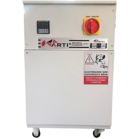 Resim Artı Regülatör 25 kVA Monofaze Servo Kontrollü Voltaj Regülatörü 