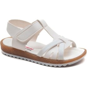 Resim Arzen Bebe Kız Çocuk Sandalet Beyaz11 Beyaz 