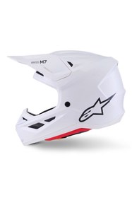 Resim Alpinestars S-M7 Off-Road Kaskı Beyaz 