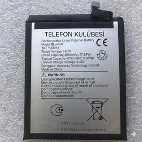 Resim Tecno Camon 18 Premier Uyumlu Batarya Pil BL-46BT 