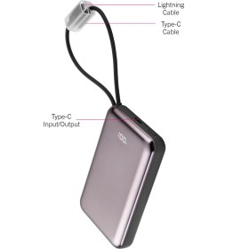 Resim Intouch 10.000 Mah Kablolu Pd Quick Mini Electronic Painting Powerbank Taşınabilir Sarj Cihazı 