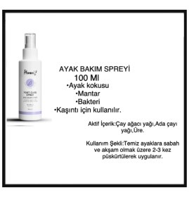 Resim Derin Stok Bitkisel Ayak Koku Bakım Spreyi 