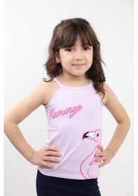 Resim Toontoy Kız Bebek Baskılı Atlet Açık Lila 