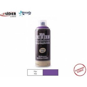 Resim Artdeco Akrilik Sprey Boya 400 Ml Mor Y-400-436 