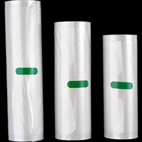 Resim 10 Metre Tırtıklı Rulo Vakum Poşeti Torbası (Seçenekli) (25 Cm) 