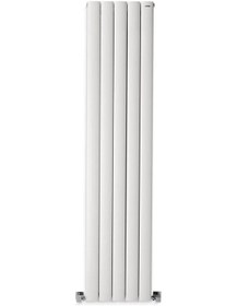 Resim 1800mm x 395mm Lilac Yüksek Isı Kapasiteli Dekoratif Dikey Beyaz Alüminyum Radyatör 