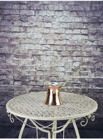 Resim Kalın Bakır Cezve 5-6 Fincanlık 