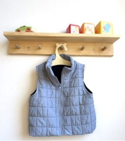 Resim MODA KAPİTONE BEBEK YELEK MAVİ 
