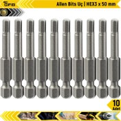 Resim Gfb Allen Bits Uç Hex3 x 50 mm 10 Adet 