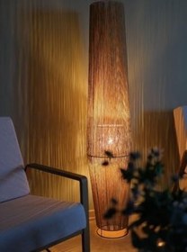 Resim Dekoratif Kağıt İpli Kanguru Lambader 