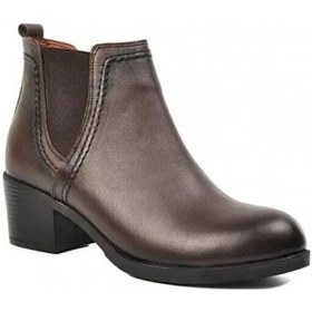 Resim Scavia 636 Ortopedik Hakkiki Deri Kadın Botu Kahverengi 