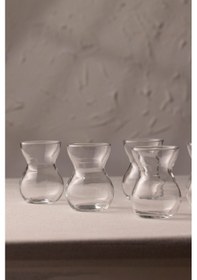 Resim Rakle Astoria 6'lı Çay Bardağı Seti 140 Cc Renkli 