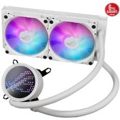 Resim ASUS ROG RYUO III 240 ARGB ANIME MATRIX LED EKRAN ADRESLENEBİLİR RGB FAN ROG ARGB CPU SOĞUTUCUSU BEYAZ 