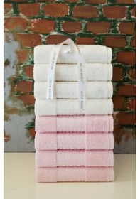 Resim Özdilek Elissa 8'li Havlu - Pembe Krem Çok Renkli 