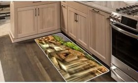 Resim Colorix Carpet Kaymaz Taban Tezgah Önü Mutfak Paspası 75x150 Cm No: 011 