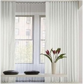 Resim SATEN GÜNEŞLİK PERDE-EN: 470 cm -TEK KANAT (KREM, 470 x 285 cm) 