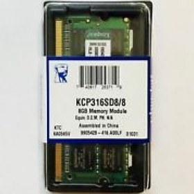 Resim Kingston KCP3L16SD8/8 8 GB DDR3 1600MHZ CL11 Lv Notebook Bellek 