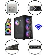 Resim RAMTECH BİLGİSAYAR CONQUEST Ryzen 5 5600x | Rx 580 8Gb | 16Gb Ram | 500Gb M2 Sıvı Sğt Gaming Masaüstü Bilgisayar 