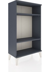 Resim Arges Komodin 2 Raflı 60x30x106 Antrasit-antrasit Antrasit 