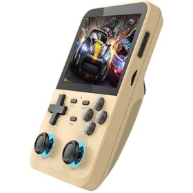 Resim Cosmostech D007 Plus Android Taşınabilir Retro El Atarisi Game Oyun Konsolu HD IPS 3.5 Ekran -10.000+ Oyunlu Gold 