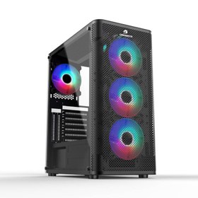 Resim GameBooster GB-M206B Tempered Glass RGB USB 3.0 ATX Mid Tower Kasa 