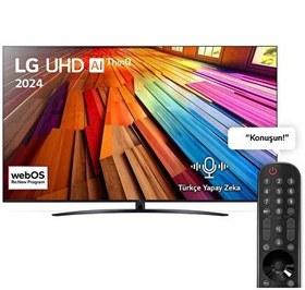 Resim LG 86UT81 86'' 218 Ekran 4K Smart AI Sihirli Kumanda HDR10 webOS24 UHD TV LG