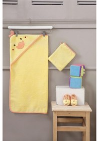 Resim Bebek Havlu Kundak Seti Little Duck 