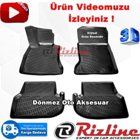 Resim Bmw F10 3D Paspas Havuzlu Siyah 5 Serisi 2013 Sonrası Rizline N11.22186 