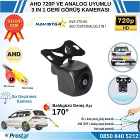 Resim Özgürce Ahd 720P Balıkgözü Geniş Açılı Analog Geri Görüş Kamerası 
