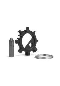 Resim Mufunye 12 Li Çok Amaçlı Paslanmaz Çelik Vidalı Açacak, Bisiklet Ayar Anahtarı Ve Dekoratif Anahtarlık Kamp Ve Ev Kullanımı İçin İdeal 