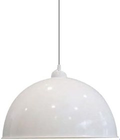 Resim Lambadar Retro Rustik Model Modern Metal Tekli Beyaz Sarkıt Avize Cafe Beyaz Tek Ebat 3506-Svm51W 