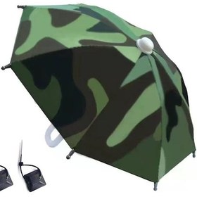 Resim Youtek Motorsiklet Yağmurluğu Ve Telefon Tutucu - 2 Bağlayıcı İle Birlikte, Kamuflaj Desenli 