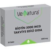Resim VENATURA Biotin 5000 mcg Takviye Edici Gıda 30 Tablet 