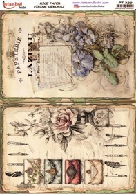 Resim Pirinç Dekopaj Kağıdı 30x42cm Pt-239 