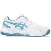 Resim Asics Gel Dedicate 8 Gs Beyaz Çocuk Tenis Ayakkabısı Asics