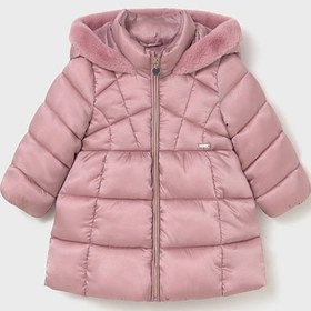 Resim Mayoral Kışlık Kız Bebek Kapşonlu Uzun Mont Pembe - Pembe / 2 Yaş 