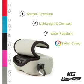 Resim Megagear MG805 Fujifilm Finepix Xp130, Xp120, Xp90 Neopren Kamera Kılıfı 