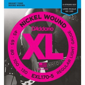 Resim D'Addario EXL170-5 Bas Gitar Teli 