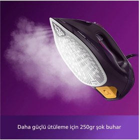 Resim Philips Azur Dst7061/30 Buharlı Ütü Koyu Mor 